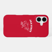 Coque iPhone 16 Jacksonville State University JAX State Gamecocks (Verso Horizontal)