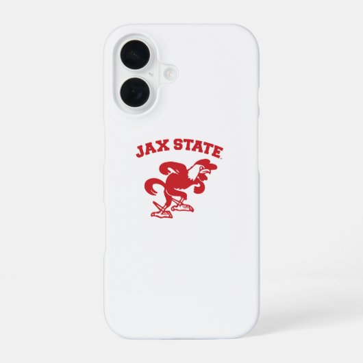 Coque iPhone 16 Jacksonville State University JAX State Gamecocks (Verso)