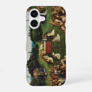 Coque iPhone 16 Jan van Eyck Adoration de l'Agneau mystique Art