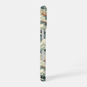 Coque iPhone 16 Japanese Wave Pattern Monogrammed (Côté droit)