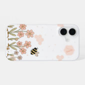 Coque iPhone 16 Jardin Bee Happy (Verso Horizontal)