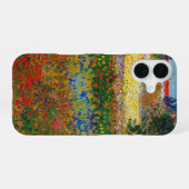 Coque iPhone 16 Jardin de fleurs, Van Gogh (Verso Horizontal)
