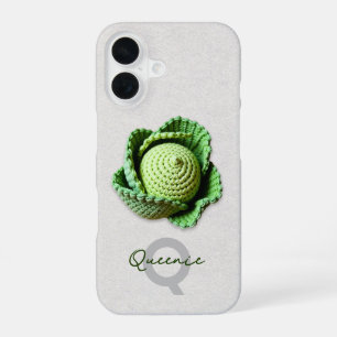 Coque iPhone 16 Jardin de Mamie Moderne Kitch avec Broderie de Cho