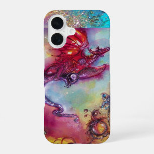COQUE iPhone 16 JARDIN DES OMBRES PERDUES / DRAGON ROUGE VOLANT