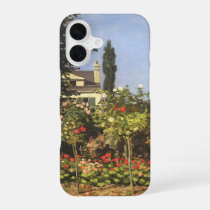 Coque iPhone 16 Jardin fleuri à Sainte Adresse par Claude Monet