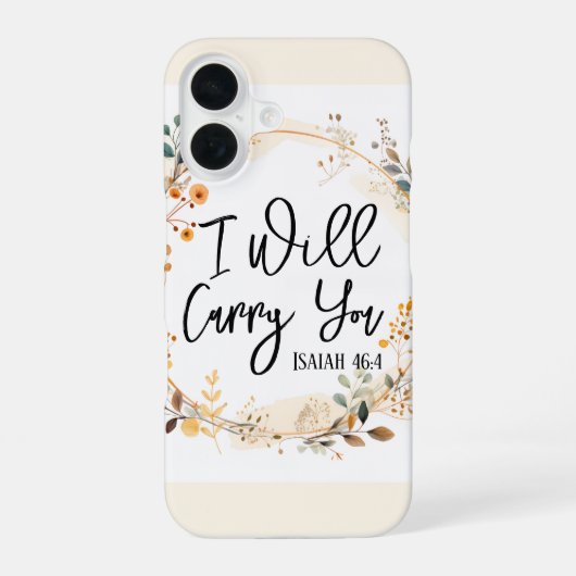 Coque iPhone 16 Je te porterai (Verso)