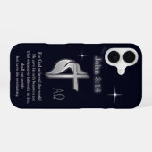 Coque iPhone 16 Jean 3:16 (Verso Horizontal)