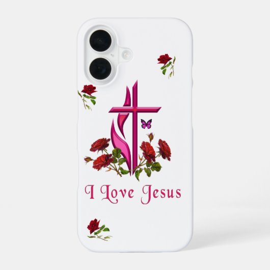 Coque iPhone 16 Jésus  (Verso)