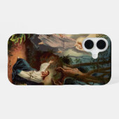 Coque iPhone 16 Jésus-Christ avec ange (Verso Horizontal)