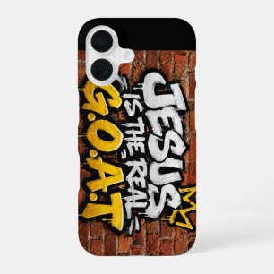 Coque iPhone 16 Jésus est le véritable G.O.A.T