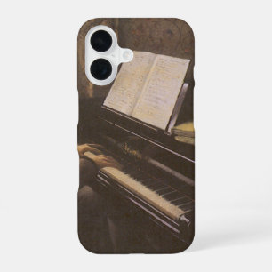 Coque iPhone 16 Jeune Homme Jouant du Piano par Gustave Caillebott