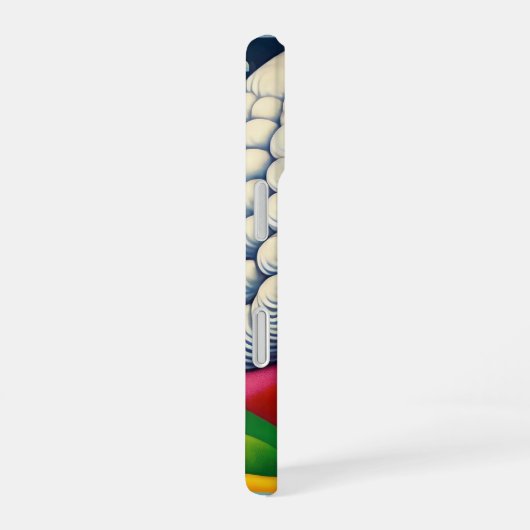 Coque iPhone 16 Johann Sebastian Bach Portrait (Côté droit)