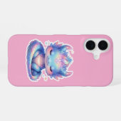 Coque iPhone 16 Joli bébé dragon pastel (Verso Horizontal)