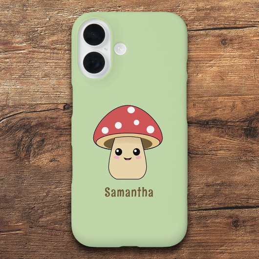 Coque iPhone 16 Joli Champignon