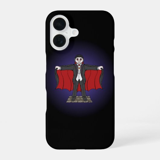 Coque iPhone 16 Joli Vampire/Dracula (Verso)