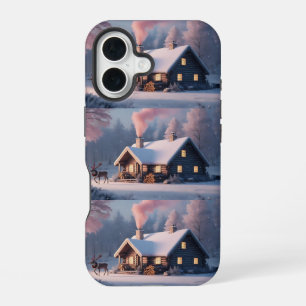 Coque iPhone 16 Joli Vintage traditionnel Élégant Joyeux Noël
