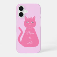 Jolie Fille Bébé Rose Chat Mère Personnalisée