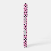 Coque iPhone 16 Jolies fleurs noires blanches (Côté droit)