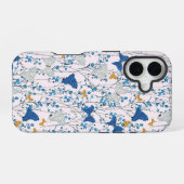 Coque iPhone 16 Jolis Papillons Bleus (Verso Horizontal)