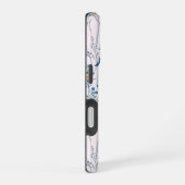 Coque iPhone 16 Jolis Papillons Bleus (Côté droit)