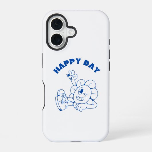 Coque iPhone 16 Jour heureux (Verso)