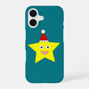 Coque iPhone 16 Joyeuse Petite Étoile de Noël