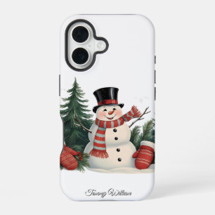 Coque iPhone 16 Joyeux Noël drôle et mignon tendance moderne