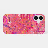 Coque iPhone 16 Jubilation: Maximalist Art (Verso Horizontal)