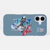Coque iPhone 16 Just Ski | (Verso Horizontal)