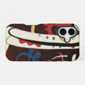 Coque iPhone 16 Kandinsky Brun avec Supplément Abstrait (Verso Horizontal)