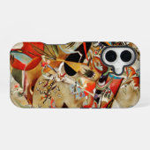 Coque iPhone 16 Kandinsky Composition Peinture Abstraite (Verso Horizontal)
