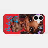 Coque iPhone 16 Keep Slaying CHIBI DOLL (Verso Horizontal)