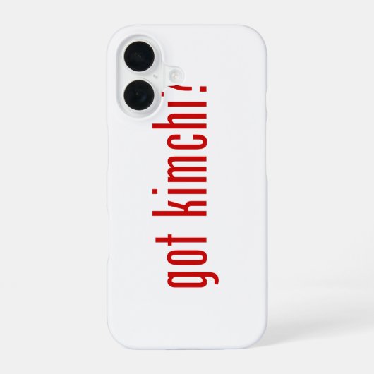 Coque iPhone 16 Kimchi ? (Verso)
