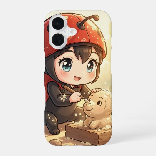 Coque iPhone 16 La coccinelle et le Royaume de Nectar Caché.2 (Verso)