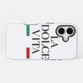 Coque iPhone 16 La Dolce Vita Italienne I-Phone Case (Verso Horizontal)
