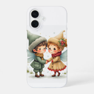 Coque iPhone 16 La fée de l'hiver d'une paire de coques pour iPhon