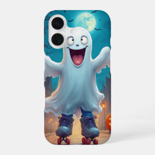 Coque iPhone 16 La fête arrive !, Halloween, auteur Natasha