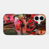 Coque iPhone 16 La fille avec les tulipes (Verso Horizontal)