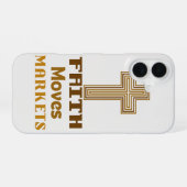 Coque iPhone 16 "La foi déplace les marchés" (Verso Horizontal)