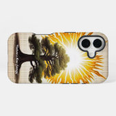 Coque iPhone 16 "La fureur de la nature" (Verso Horizontal)
