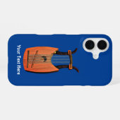 Coque iPhone 16 La harpe du roi David (Verso Horizontal)
