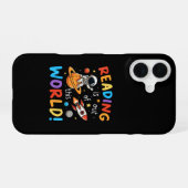 Coque iPhone 16 La lecture est hors de ce monde spatial (Verso Horizontal)