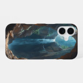 Coque iPhone 16 La Lumière des Chutes Cachées (Verso Horizontal)