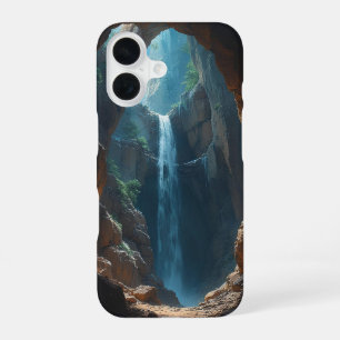 Coque iPhone 16 La Lumière des Chutes Cachées