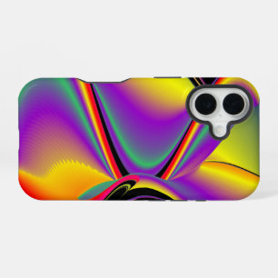 Coque iPhone 16 La Magie des Couleurs Abstrait 3D Rainbowart