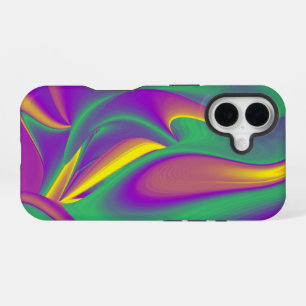 Coque iPhone 16 La magie des couleurs Abstrait Rainbowart 3D