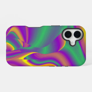 Coque iPhone 16 La magie des couleurs Abstrait Rainbowart 3D