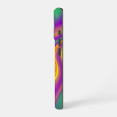 Coque iPhone 16 La magie des couleurs Abstrait Rainbowart 3D (Côté gauche)