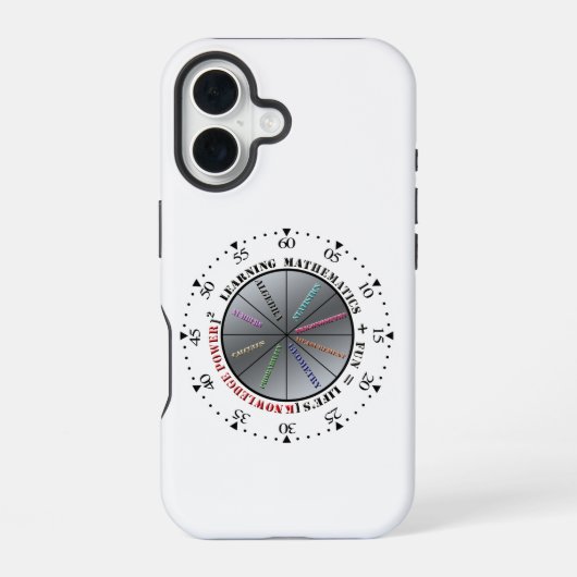 Coque iPhone 16 La puissance des mathématiques (Verso)