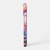Coque iPhone 16 La rue des fleurs de cerisier (Côté gauche)